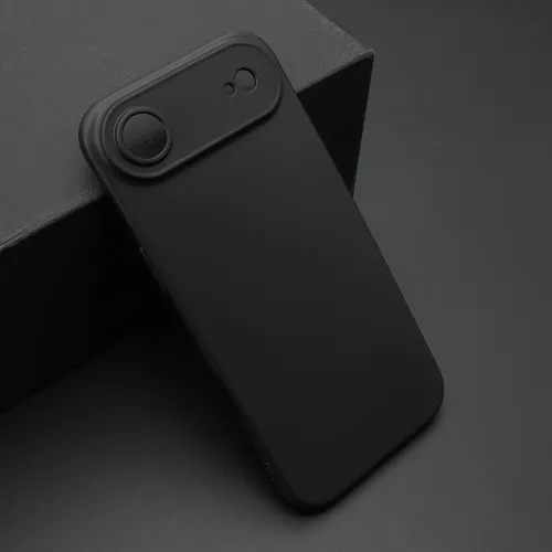 Futrola - maska ultra tanki KOLOR za iPhone AIR (6.6) crna (MS).