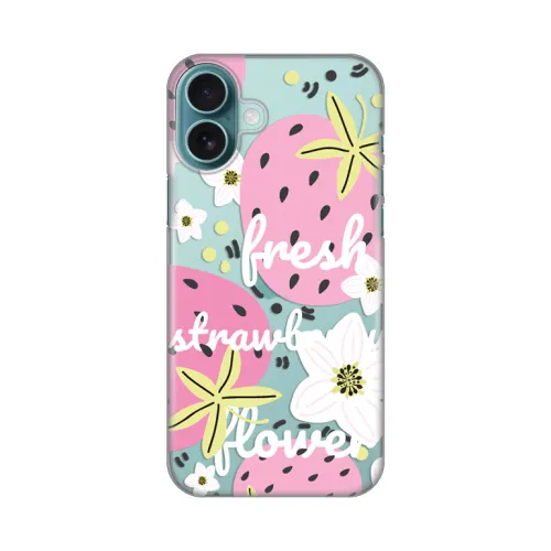 Silikonska futrola - maska print Skin za iPhone 16 Plus 6.7 Fresh Pink.