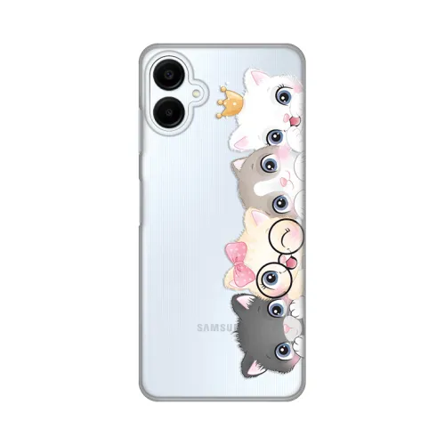 Silikonska futrola - maska print Skin za Samsung A065F Galaxy A06 Cats.