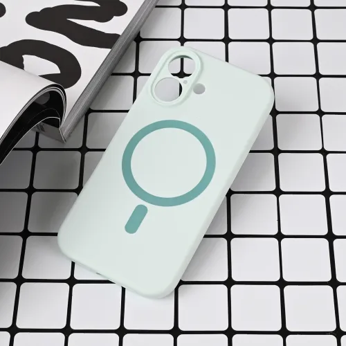 Futrola - maska Magsafe Pure color za iPhone 16 6.1 mint.
