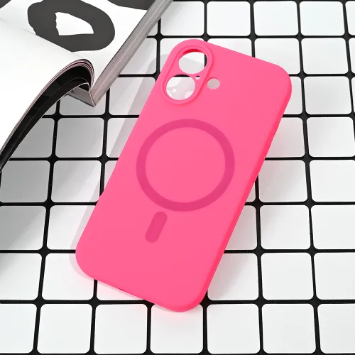 Futrola - maska Magsafe Pure color za iPhone 17 6.3 pink.