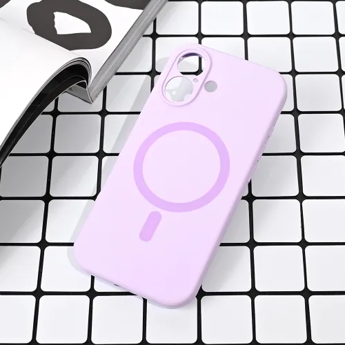 Futrola - maska Magsafe Pure color za iPhone 17 6.3 lila.