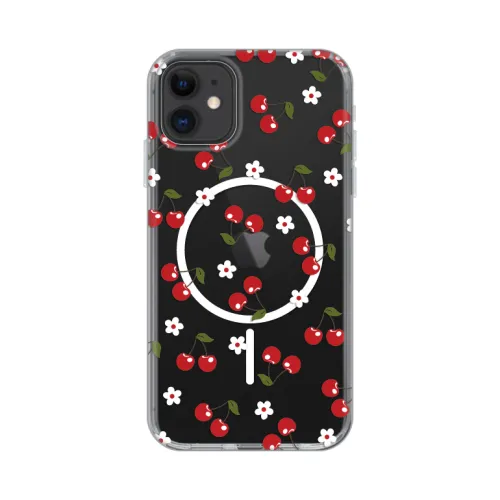 Futrola - maska print Magsafe za iPhone 11 6.1 Cute Cherries.