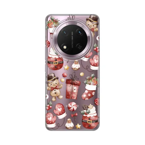 Silikonska futrola - maska print Skin za Huawei Honor Magic 7 lite Cozy Christmas.