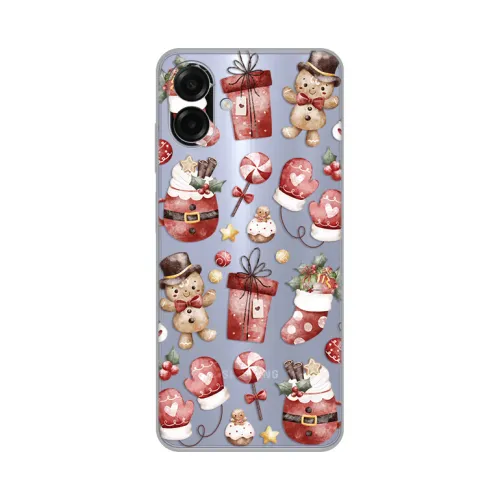 Silikonska futrola - maska print Skin za Samsung A075F Galaxy A07 Cozy Christmas.