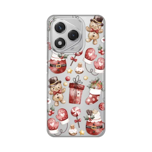 Silikonska futrola - maska print Skin za Huawei Honor 400 Lite Cozy Christmas.