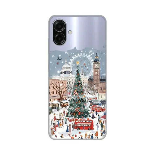 Silikonska futrola - maska print Skin za Samsung A075F Galaxy A07 Christmas Town.