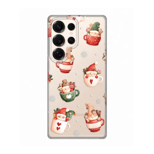 Silikonska futrola - maska print za Samsung S938 Galaxy S25 Ultra Ho Ho Ho.