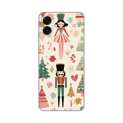 Silikonska futrola - maska print za Samsung A075F Galaxy A07 Vintage Christmas.