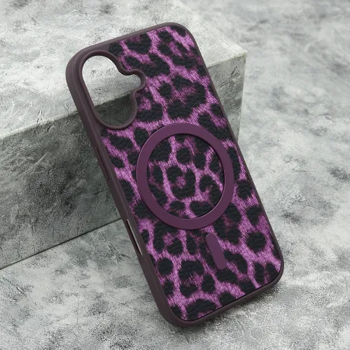 Futrola - maska ROAR STYLE MagSafe za iPhone 16 (6.1) ljubicasta (MS).
