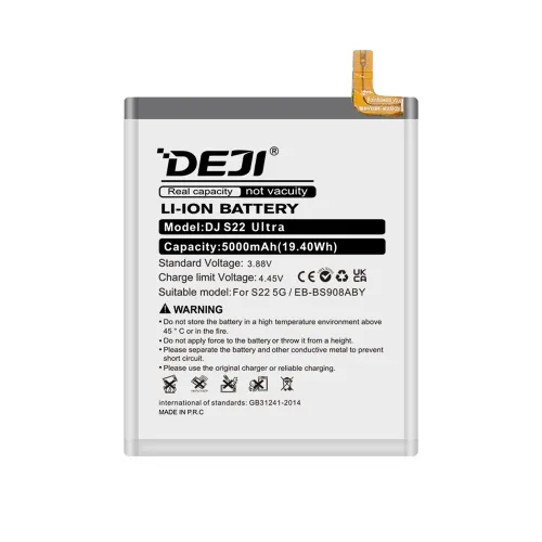 Baterija za Samsung Galaxy S22 Ultra 5G (EB-BS908ABY) 5000mAh Deji (MS).