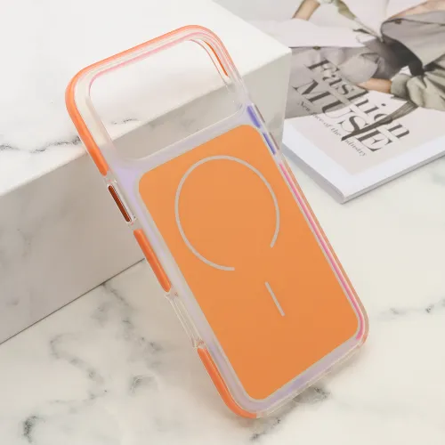 Futrola - maska AMBER RING MagSafe za iPhone 17 Pro Max (6.9) narandzasta (MS).