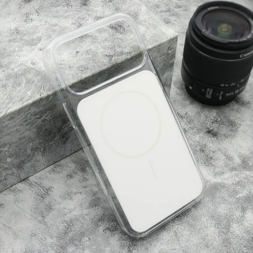 Futrola - maska AMBER MagSafe za iPhone 17 Pro Max (6.9) bela (MS).