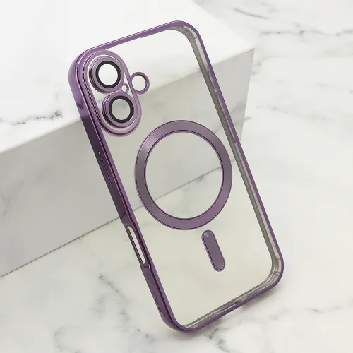 Futrola - maska CAMERA PROTECT MagSafe za iPhone 16 (6.1) ljubicasta (MS).