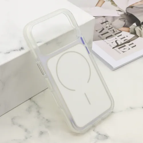 Futrola - maska AMBER RING MagSafe za iPhone 17 Pro (6.3) bela (MS).