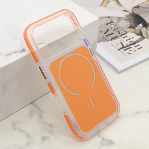 Futrola - maska AMBER RING MagSafe za iPhone 17 Pro (6.3) narandzasta (MS).
