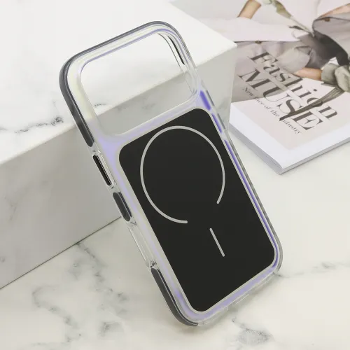 Futrola - maska AMBER RING MagSafe za iPhone 17 Pro (6.3) crna (MS).