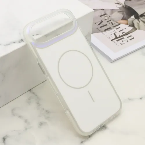Futrola - maska AMBER RING MagSafe za iPhone 17 AIR (6.6) bela (MS).