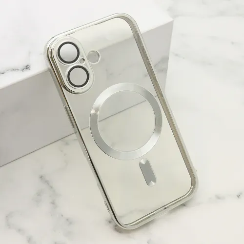 Futrola - maska CAMERA PROTECT MAGSAFE II za iPhone 17 (6.3) srebrna (MS).