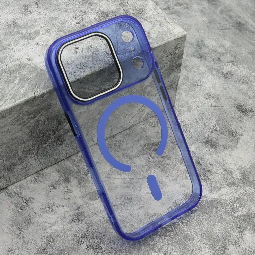 Futrola - maska COLOR RING MagSafe za iPhone 17 Pro (6.3) plava (MS).