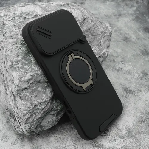 Futrola - maska DEFENDER CAMSHIELD za iPhone 17 Pro Max (6.9) crna (MS).