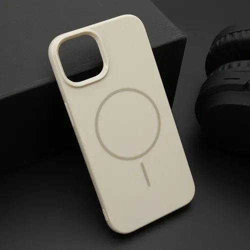 Futrola - maska JELLY MagSafe za iPhone 13 (6.1) titanijum (MS).