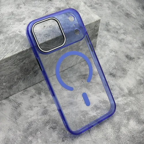 Futrola - maska COLOR RING MagSafe za iPhone 17 Pro Max (6.9) plava (MS).