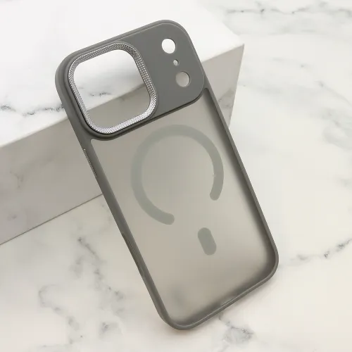 Futrola - maska SILKY MagSafe II za iPhone 17 Pro Max (6.9) siva (MS).