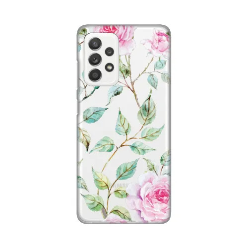 Silikonska futrola - maska print Skin za Samsung A525 Galaxy A52 4G/A526 Galaxy A52 5G/A528B Galaxy A52s 5G Roses Pattern.