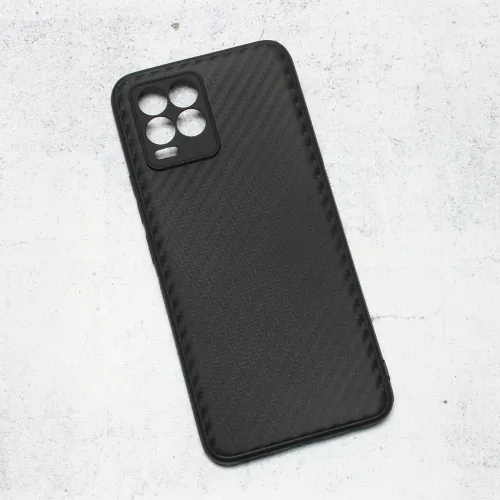 Futrola - maska Carbon fiber za Realme 8 4G/8 Pro crna.