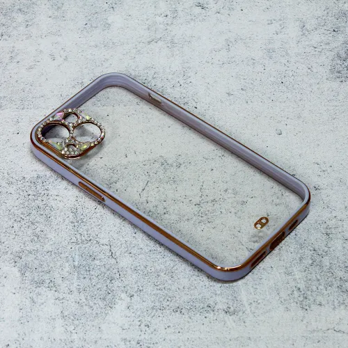 Futrola - maska Cirkon Camera za iPhone 13 6.1 ljubicasta.