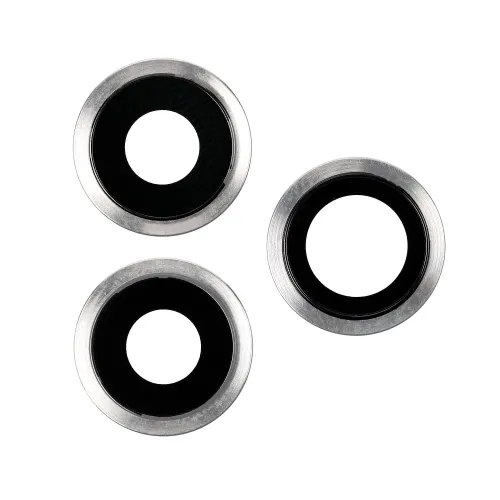 Staklo kamere za iPhone 11 Pro MAX komplet silver.