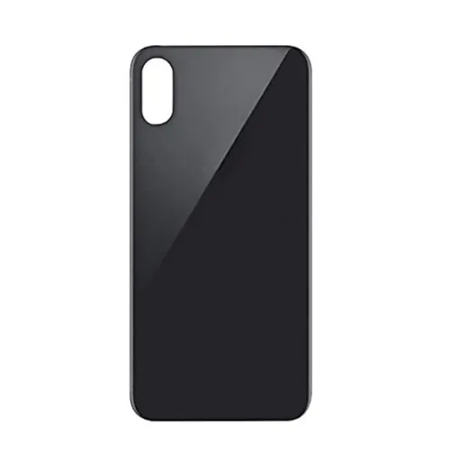Poklopac za iPhone X Black sa vecom rupom za okular kamere (NO LOGO).