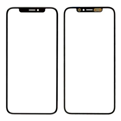 Staklo touchscreen-a za iPhone XS Max Crno (Crown Quality).