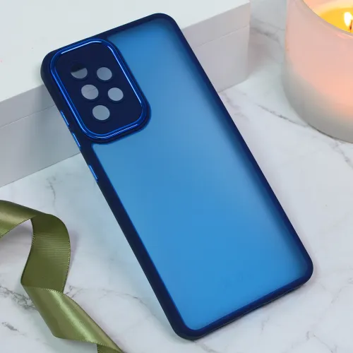 Futrola - maska Shining Camera za Samsung A525 Galaxy A52 4G/A526 Galaxy A52 5G/A528B Galaxy A52s 5G plava.