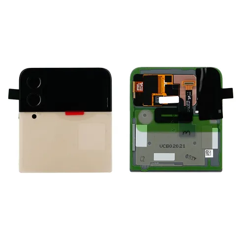 Prednji LCD ekran / displej za Samsung F721/Galaxy Z Flip 4 + touchscreen + frame Rose Gold Service Pack ORG/GH97-27947C.