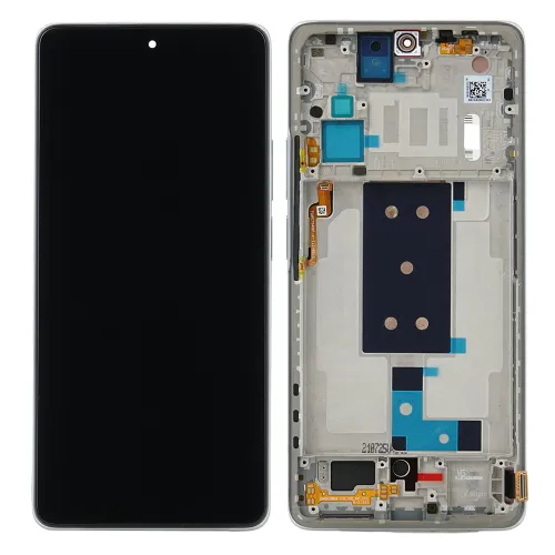 LCD ekran / displej za Xiaomi 11T Pro + touchscreen + frame Silver Service Pack Original/56000D0K3S00.