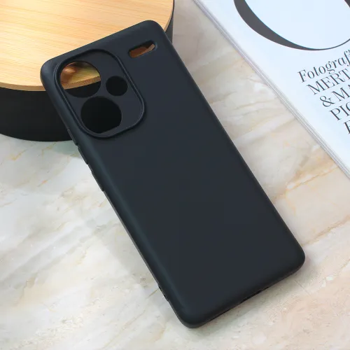 Futrola - maska Teracell Giulietta za Xiaomi Redmi Note 13 Pro Plus mat crna.