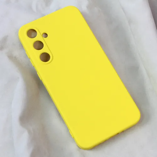 Futrola - maska Teracell Soft Velvet za Samsung A356 Galaxy A35 5G 5G zuta.