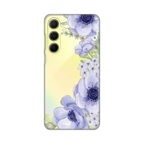 Silikonska futrola - maska print Skin za Samsung A556 Galaxy A55 5G Blue Roses.