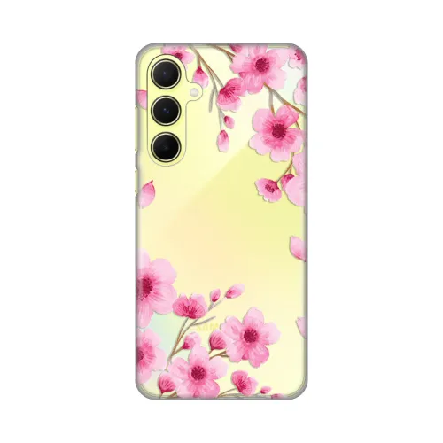 Silikonska futrola - maska print Skin za Samsung A556 Galaxy A55 5G Rose Flowers.