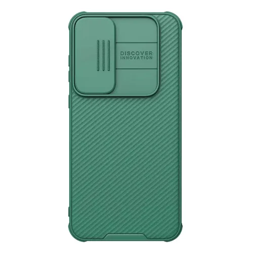 Futrola - maska Nillkin CamShield Pro za Samsung A556 Galaxy A55 5G zelena.