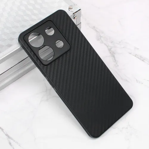 Futrola - maska Carbon fiber za Xiaomi Redmi Note 13 Pro 5G (EU) crna.