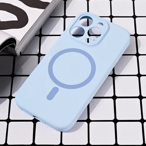 Futrola - maska Magsafe Pure color za iPhone 16 Pro 6.3 svetlo plava.