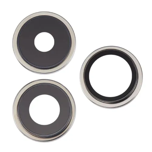 Staklo kamere za iPhone 15 Pro White Titanium OEM.