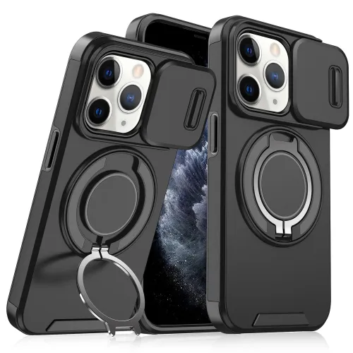 Futrola - maska CamShield Ring stand za iPhone 11 Pro Max crna.