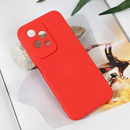 Futrola - maska Teracell Soft Velvet za Huawei Honor 200 Lite crvena.