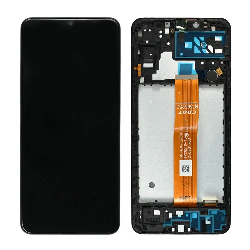 LCD ekran / displej za Samsung A047/Galaxy A04s (GH82-29805A) + touchscreen + frame Black Full Original-SP.