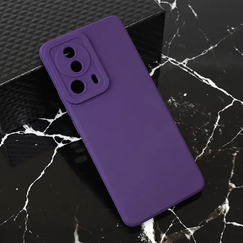 Futrola - maska Teracell Giulietta za Xiaomi 13 Lite mat tamno ljubicasta.