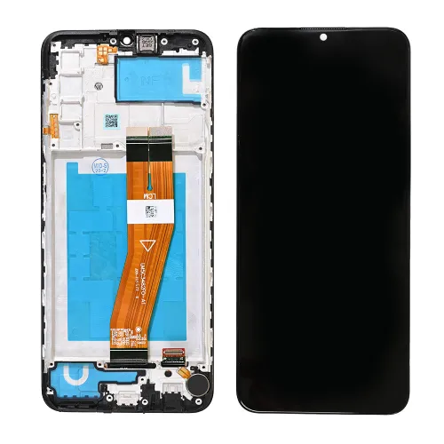 LCD ekran / displej za Samsung A037/Galaxy A03s (GH81-21233A) + touchscreen + frame Black Full Original-SP.